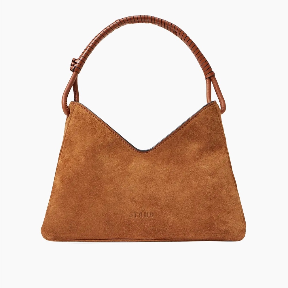 STAUD STAUD
Valerie Zip Suede Shoulder Bag - Picture 2 of 13